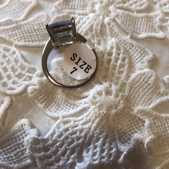 Rose Rainbow Topaz Ring Sz 7 - Picture 2 of 4